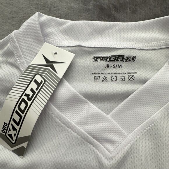 New TronX Hockey White Jersey Size Juniors JR S/M Lot of 5 NWT DJ80 Small Medium - Picture 5 of 9